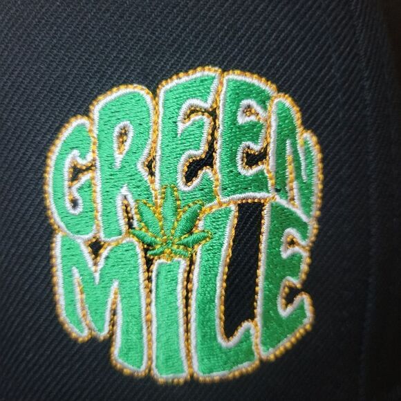 Green Mile cannabis growers promo snapback hat NWT - Picture 3 of 7